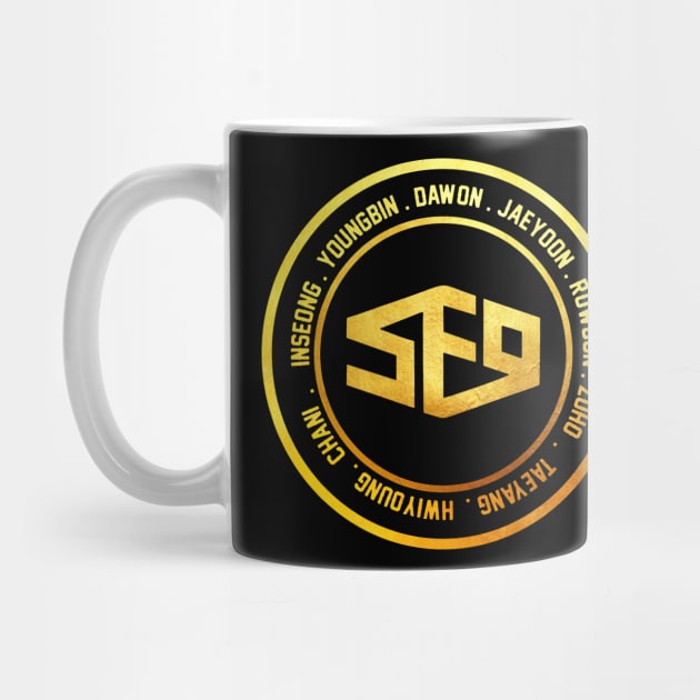 SF9 Logo Gold by hallyupunch